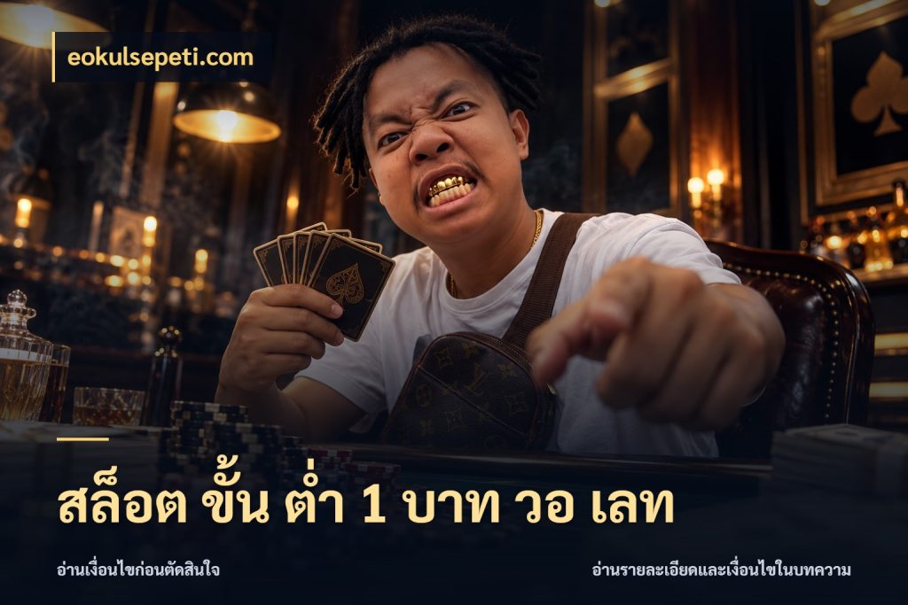 สล็อต ขั้น ต่ํา 1 บาท วอ เลท ยอดเริ่มต้นน่าจับตากับสิทธิ์ที่เกี่ยวข้อง กับ eokulsepeti.com