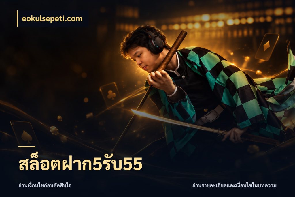 สล็อตฝาก5รับ55 จับประเด็นยอดรับก่อนเลือกความสนุก กับ eokulsepeti.com