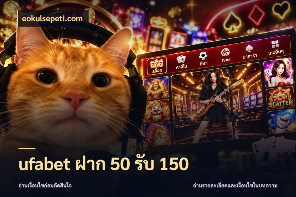 ufabet ฝาก 50 รับ 150 สีสันของโปรฝากและยอดรับ สไตล์ eokulsepeti.com