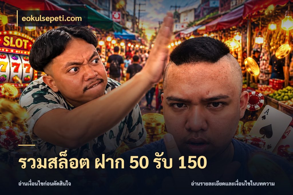 รวมสล็อต ฝาก 50 รับ 150 โปรยอดรับที่สายเกมสนใจ กับ eokulsepeti.com