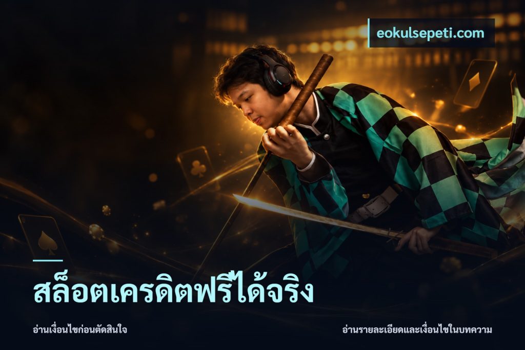 สล็อตเครดิตฟรีได้จริง