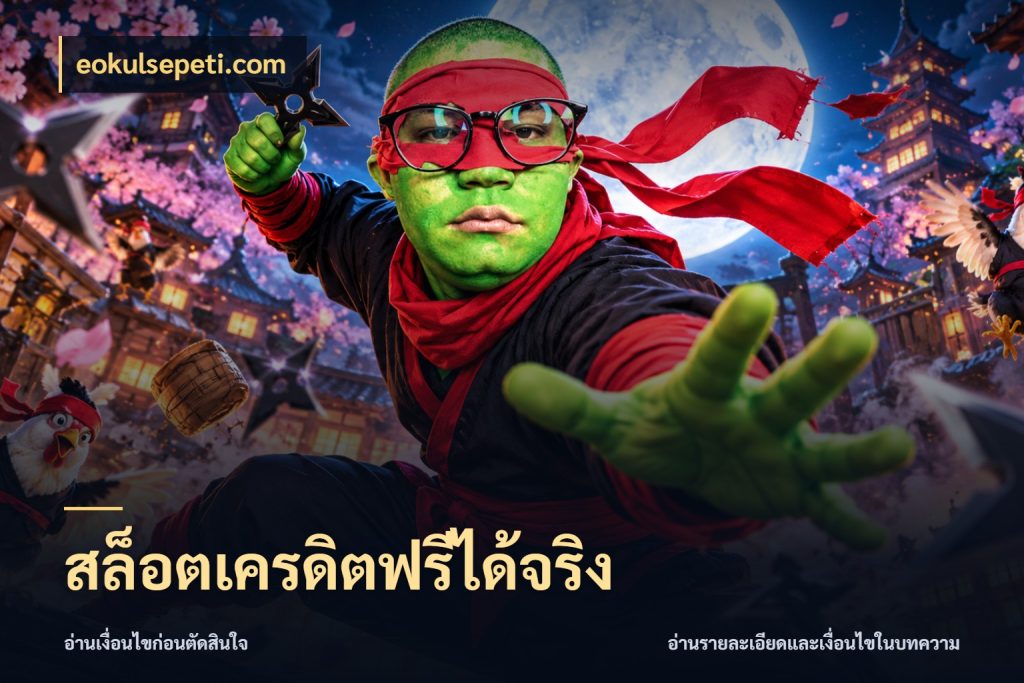 สล็อตเครดิตฟรีได้จริง สิทธิ์ที่สายโบนัสสนใจกับวิธีรับ สไตล์ eokulsepeti.com