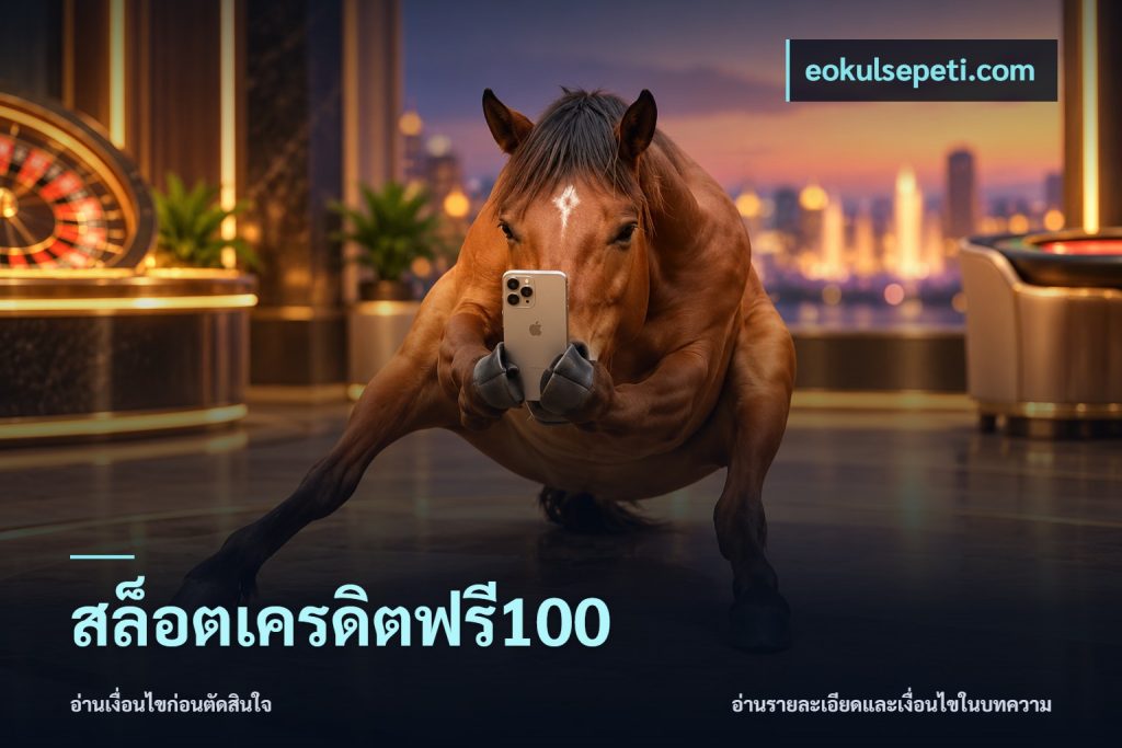 สล็อตเครดิตฟรี100