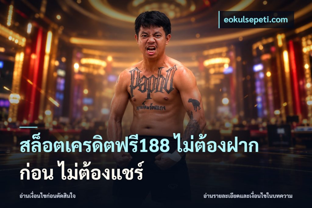 สล็อตเครดิตฟรี188 ไม่ต้องฝาก ก่อน ไม่ต้องแชร์