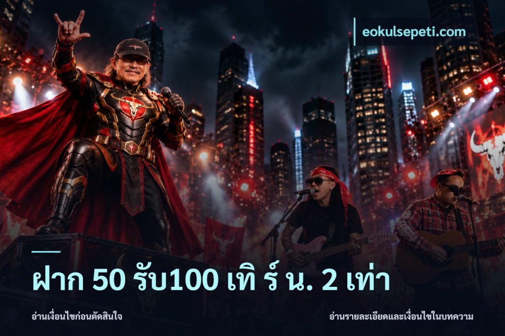 ฝาก 50 รับ100 เทิ ร์ น. 2 เท่า