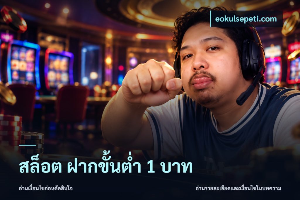 สล็อต ฝากขั้นต่ำ 1 บาท