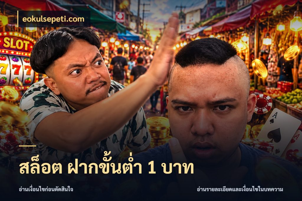 สล็อต ฝากขั้นต่ำ 1 บาท eokulsepeti.com เงินตั้งต้นกับความสนุกที่คุณกำหนด