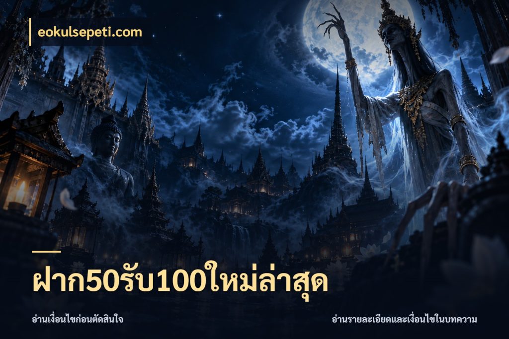 ฝาก50รับ100ใหม่ล่าสุด สนุกกับตัวเลือกโปรในสไตล์ของคุณ สไตล์ eokulsepeti.com