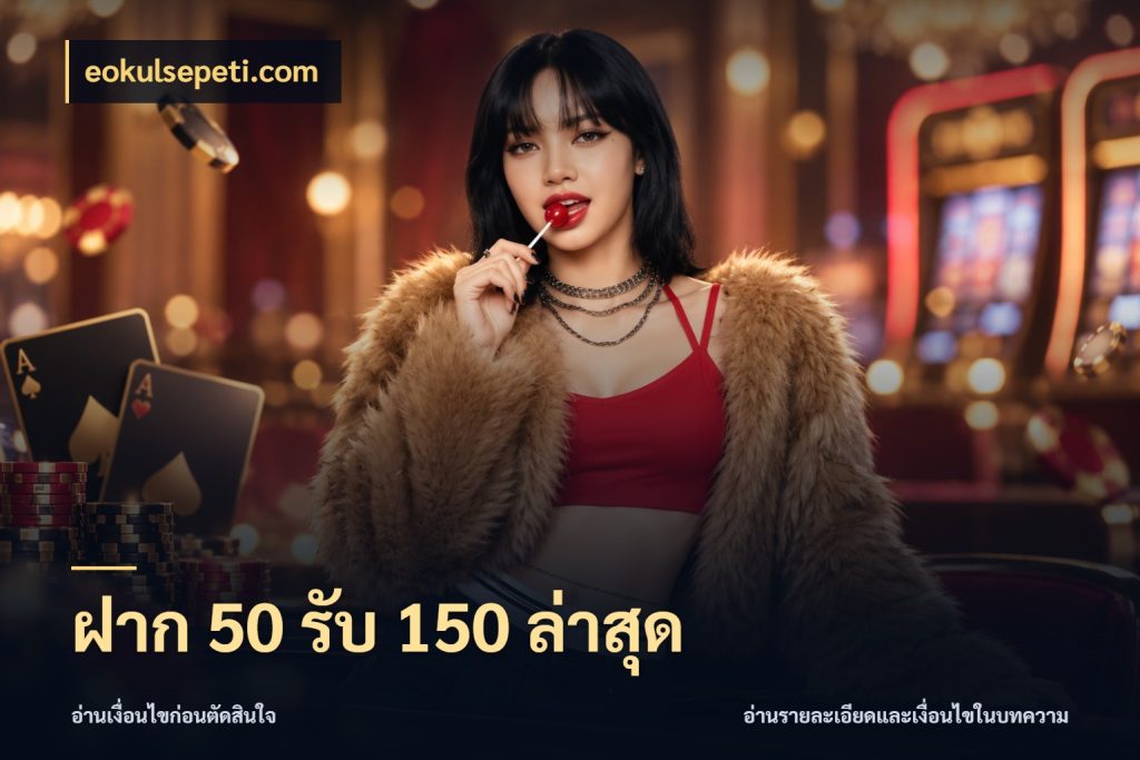 ฝาก 50 รับ 150 ล่าสุด ยอดฝากและยอดรับในมุมของคนชอบลุ้น สไตล์ eokulsepeti.com
