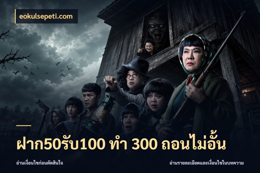 ฝาก50รับ100 ทํา 300 ถอนไม่อั้น โปรกับเกมที่ชอบเลือกให้ตรงสไตล์ สไตล์ eokulsepeti.com