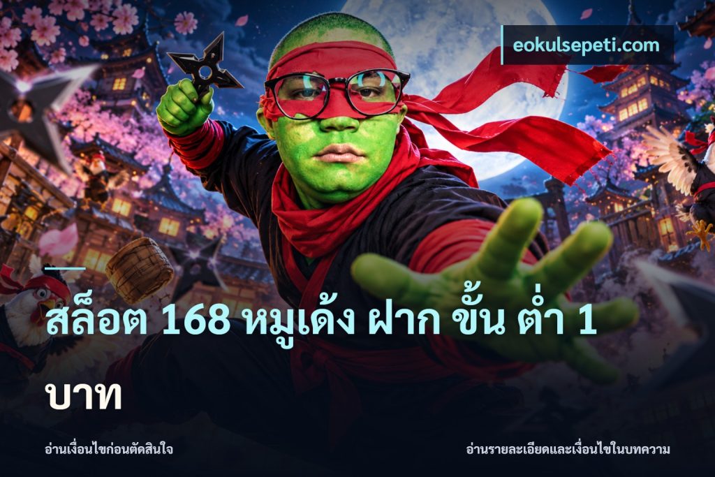 สล็อต 168 หมูเด้ง ฝาก ขั้น ต่ำ 1 บาท