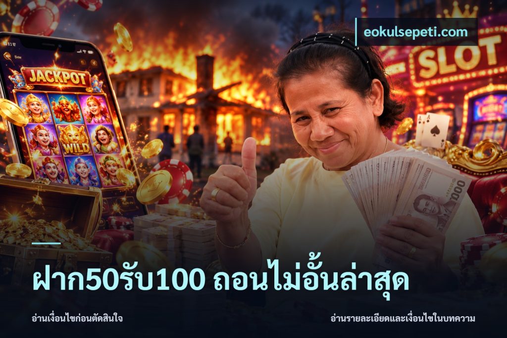 ฝาก50รับ100 ถอนไม่อั้นล่าสุด