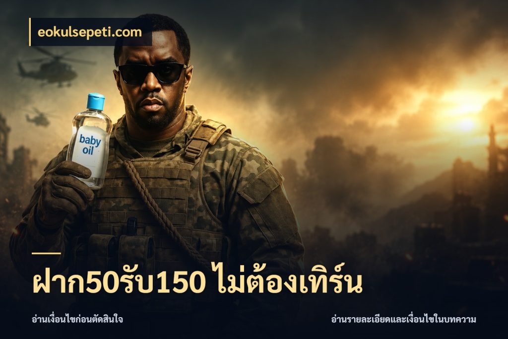 ฝาก50รับ150 ไม่ต้องเทิร์น สีสันของโปรฝากและยอดรับ กับ eokulsepeti.com