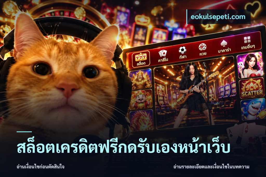 สล็อตเครดิตฟรีกดรับเองหน้าเว็บ