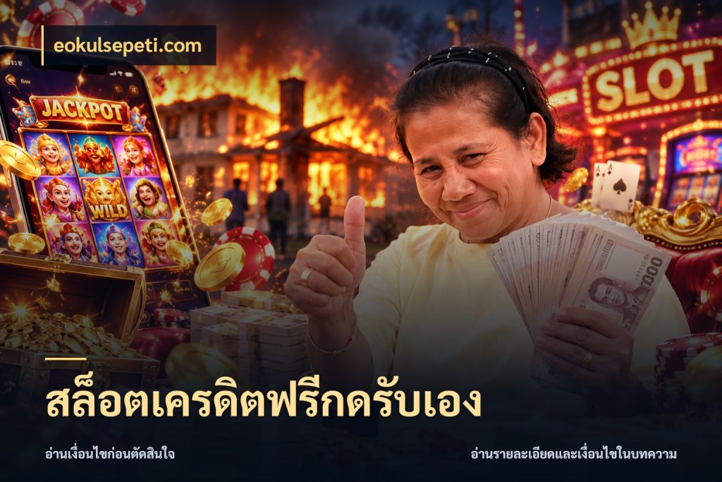 สล็อตเครดิตฟรีกดรับเอง สิทธิ์ที่สายโบนัสสนใจกับวิธีรับ ในมุม eokulsepeti.com