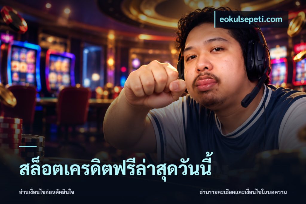 สล็อตเครดิตฟรีล่าสุดวันนี้