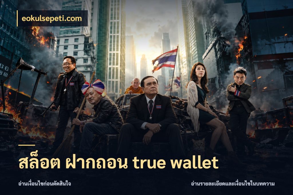 สล็อต ฝากถอน true wallet ข้อมูลช่องทางสำหรับจังหวะถัดไป กับ eokulsepeti.com