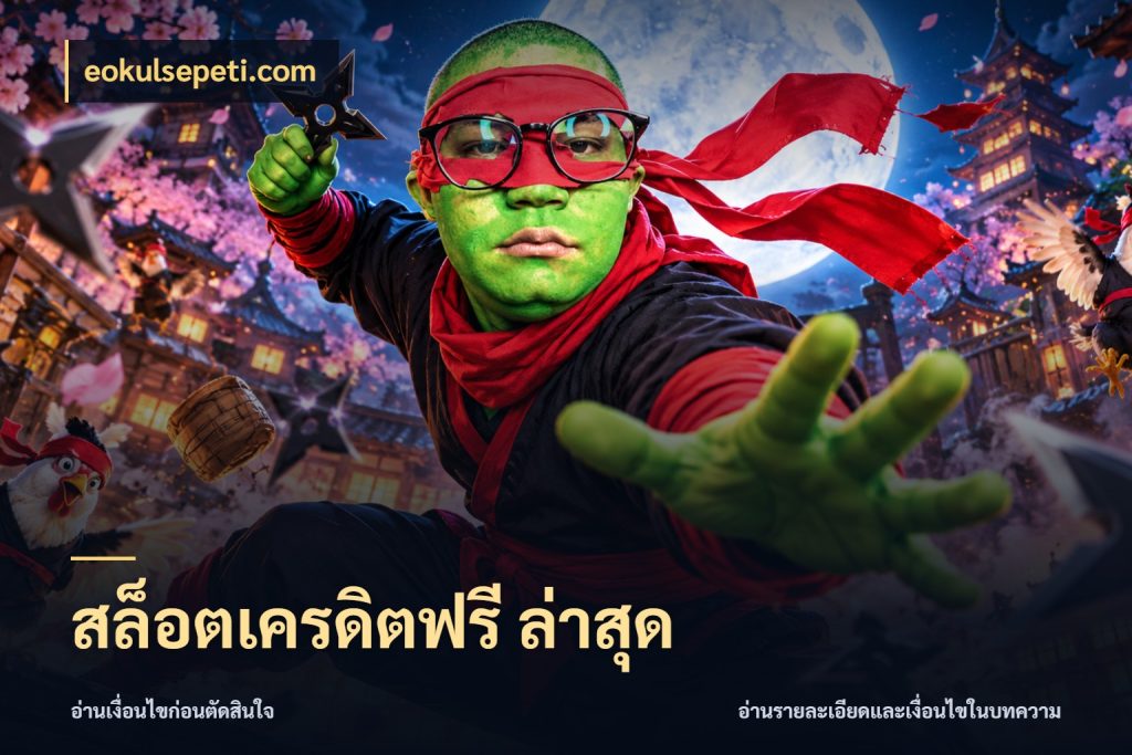 สล็อตเครดิตฟรี ล่าสุด รู้จักยอดและขอบเขตของเครดิตฟรี สไตล์ eokulsepeti.com