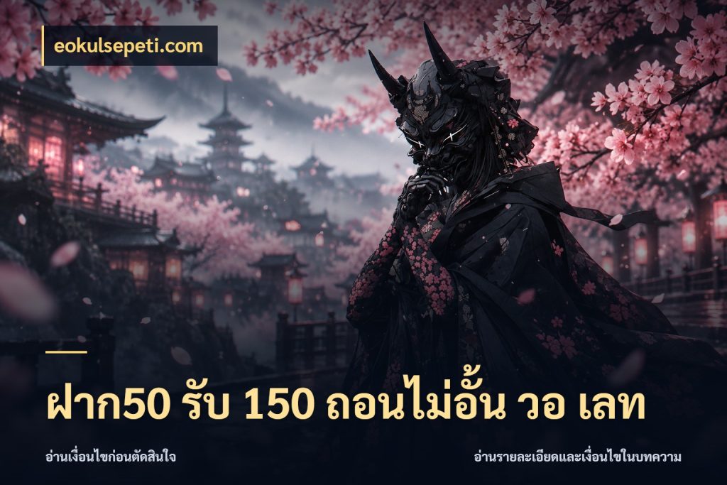 ฝาก50 รับ 150 ถอนไม่อั้น วอ เลท eokulsepeti.com เครดิตกับรูปแบบโปรที่ตรงใจ