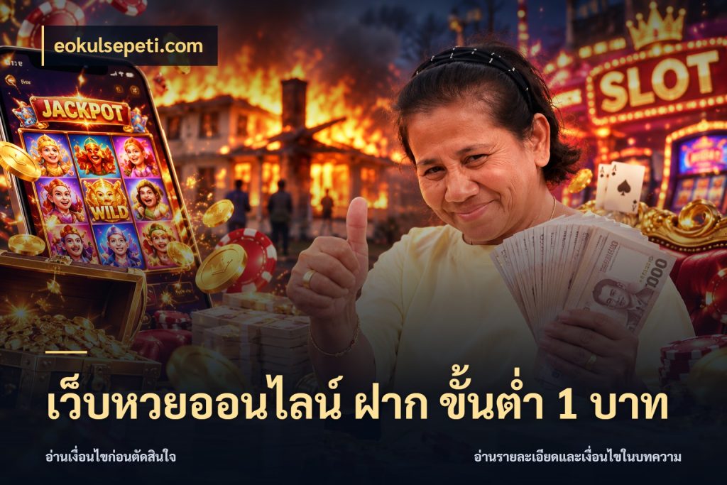 เว็บหวยออนไลน์ ฝาก ขั้นต่ำ 1 บาท เปิดประเด็นยอดสำหรับคนสนใจหวย กับ eokulsepeti.com