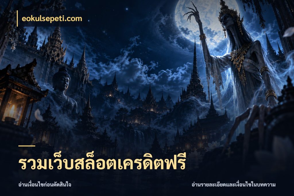 รวมเว็บสล็อตเครดิตฟรี eokulsepeti.com เปิดประเด็นเครดิตฟรีสำหรับคนชอบลุ้น