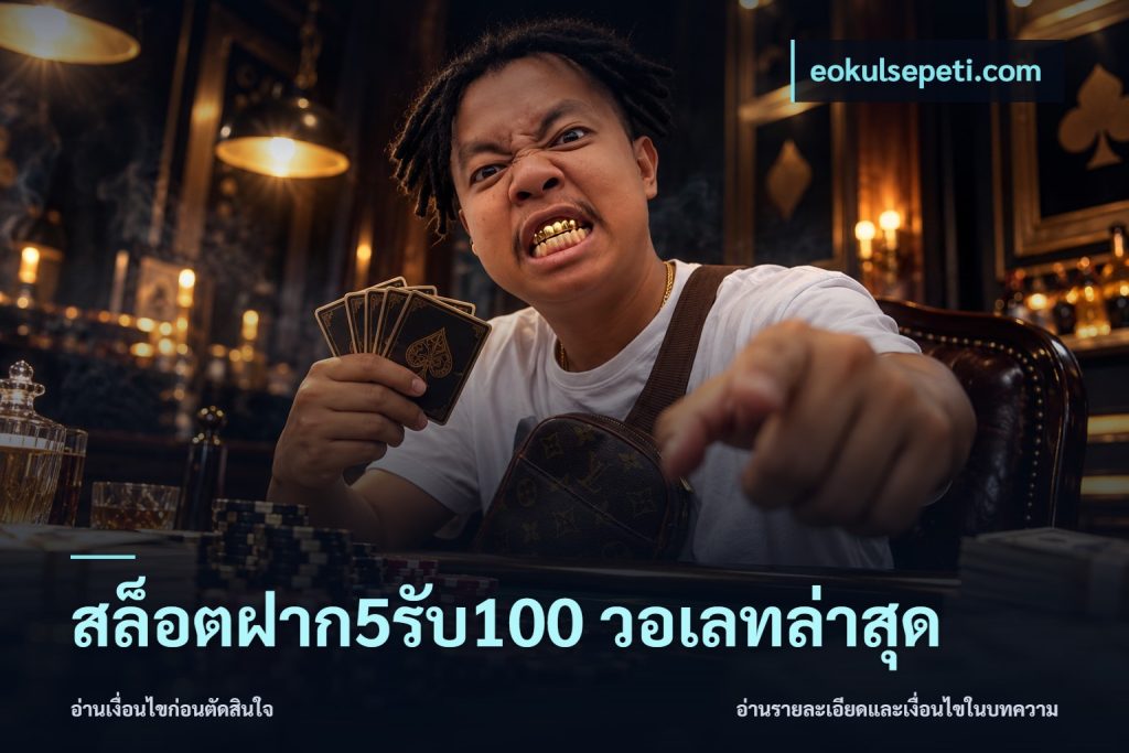 สล็อตฝาก5รับ100 วอเลทล่าสุด