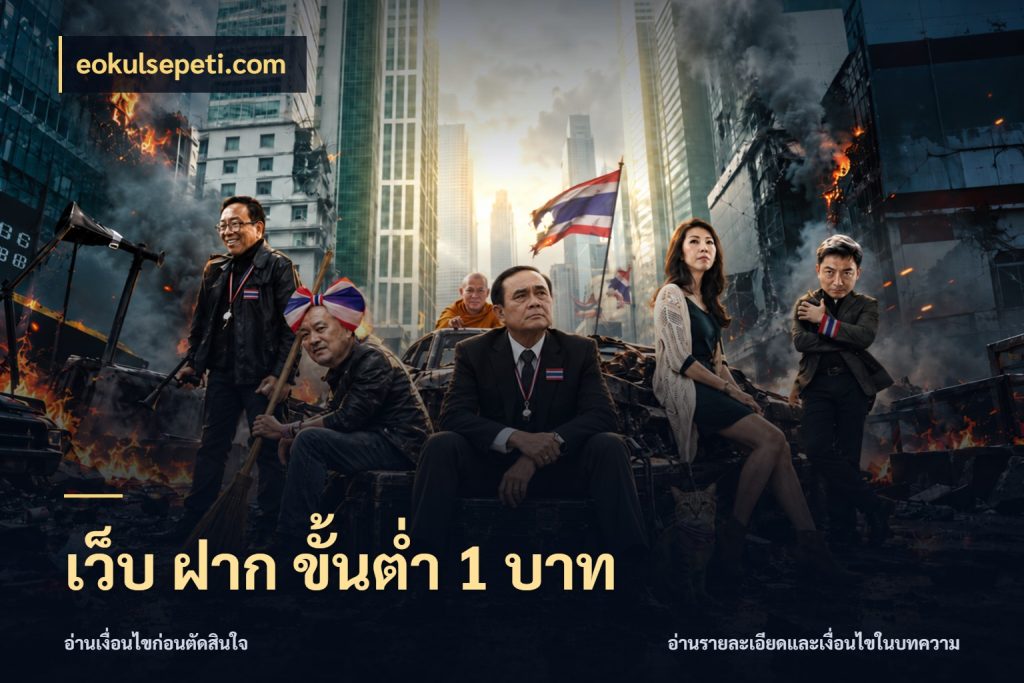 เว็บ ฝาก ขั้นต่ำ 1 บาท eokulsepeti.com ทุนเบาก็มีสีสันในจังหวะของคุณ