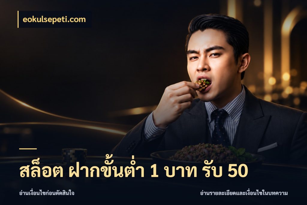 สล็อต ฝากขั้นต่ำ 1 บาท รับ 50 เปิดมุมโปรให้เข้ากับเกมแนวโปรด กับ eokulsepeti.com