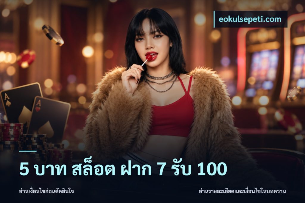 5 บาท สล็อต ฝาก 7 รับ 100