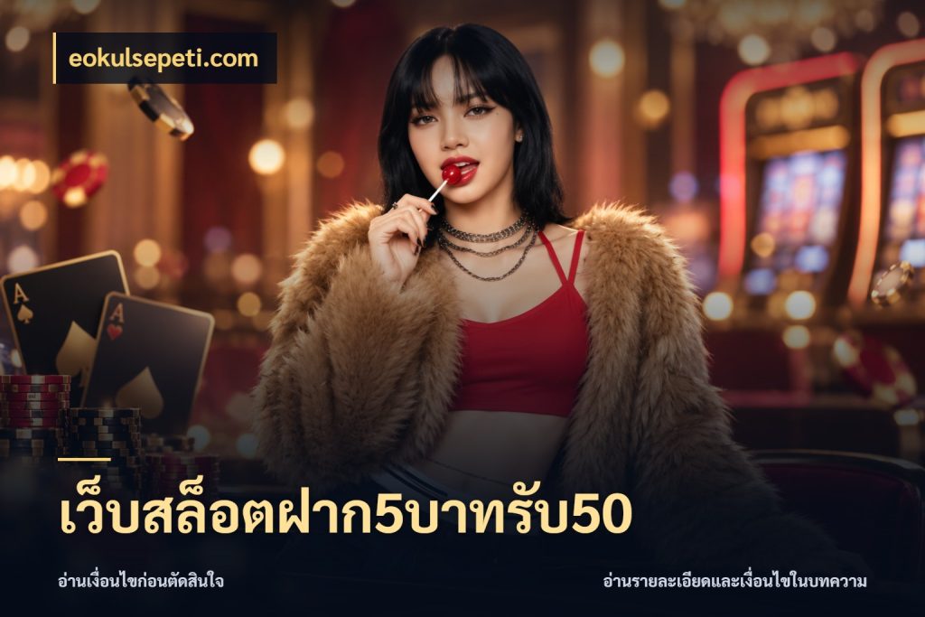 เว็บสล็อตฝาก5บาทรับ50 สนุกกับตัวเลือกโปรในสไตล์ของคุณ กับ eokulsepeti.com