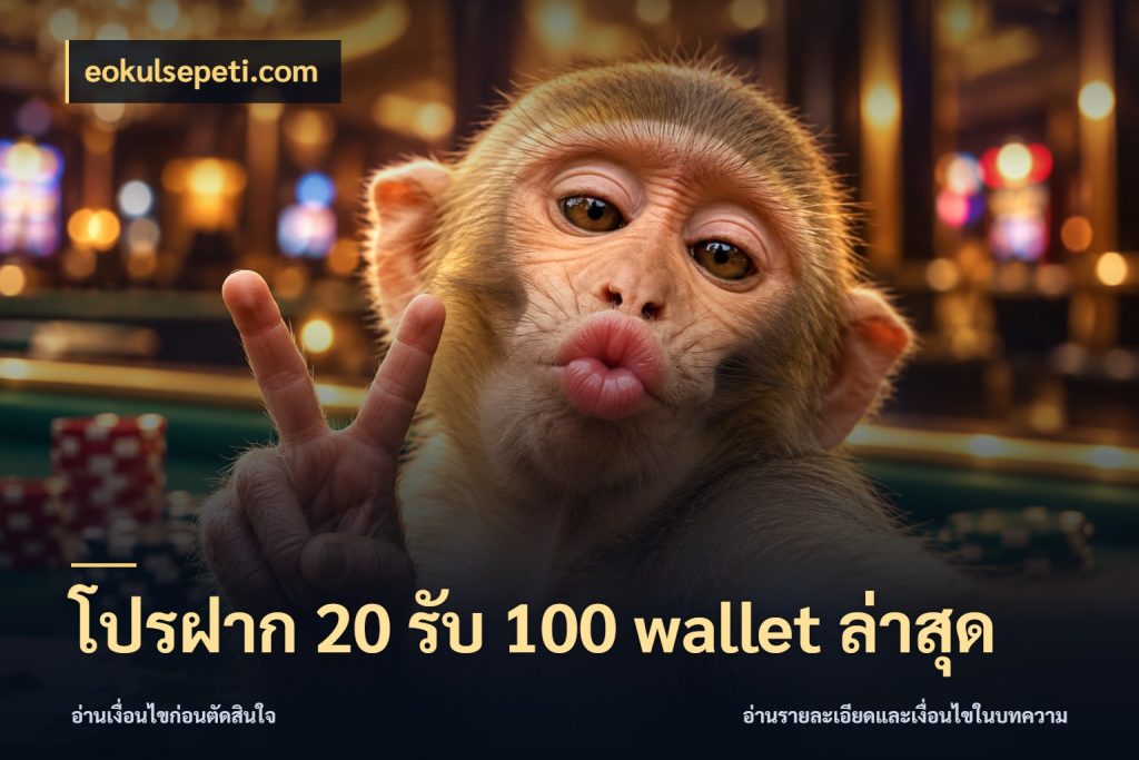 โปรฝาก 20 รับ 100 wallet ล่าสุด สนุกกับตัวเลือกโปรในสไตล์ของคุณ สไตล์ eokulsepeti.com