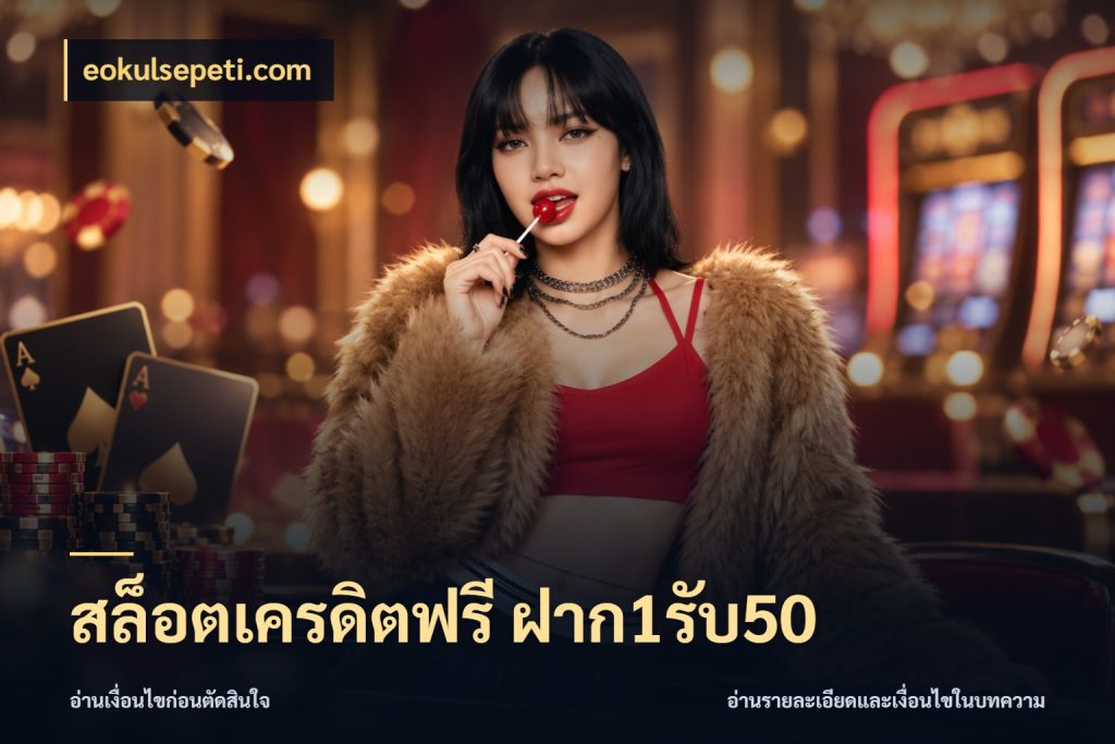 สล็อตเครดิตฟรี ฝาก1รับ50 จุดเด่นของเครดิตที่คนชอบเกมอยากรู้ กับ eokulsepeti.com