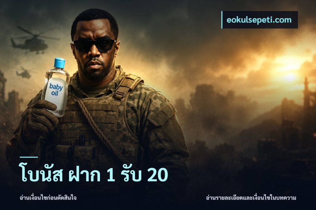 โบนัส ฝาก 1 รับ 20