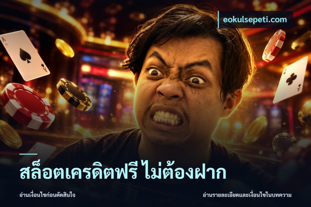 สล็อตเครดิตฟรี ไม่ต้องฝาก