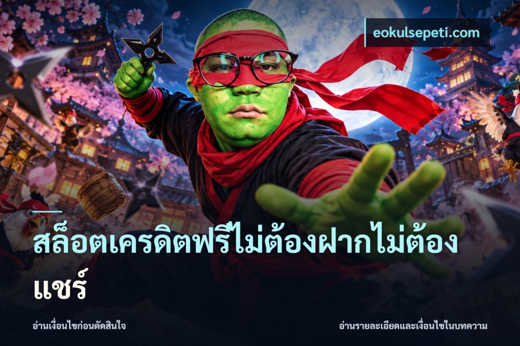 สล็อตเครดิตฟรีไม่ต้องฝากไม่ต้องแชร์