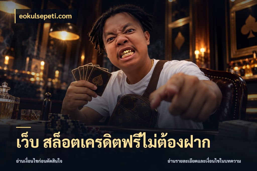 เว็บ สล็อตเครดิตฟรีไม่ต้องฝาก สายโบนัสเลือกมุมเครดิตให้ตรงสไตล์ สไตล์ eokulsepeti.com