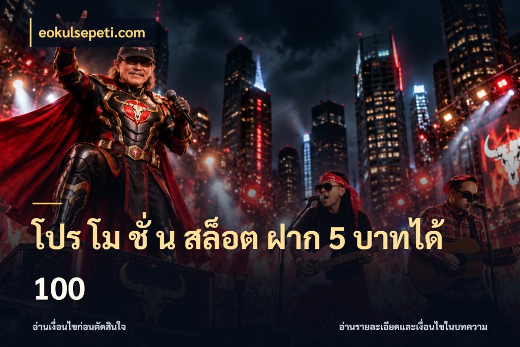โปร โม ชั่ น สล็อต ฝาก 5 บาทได้ 100 eokulsepeti.com โปรกับเกมที่ชอบเลือกให้ตรงสไตล์