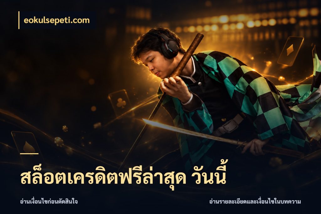 สล็อตเครดิตฟรีล่าสุด วันนี้ เปิดประเด็นเครดิตฟรีสำหรับคนชอบลุ้น สไตล์ eokulsepeti.com