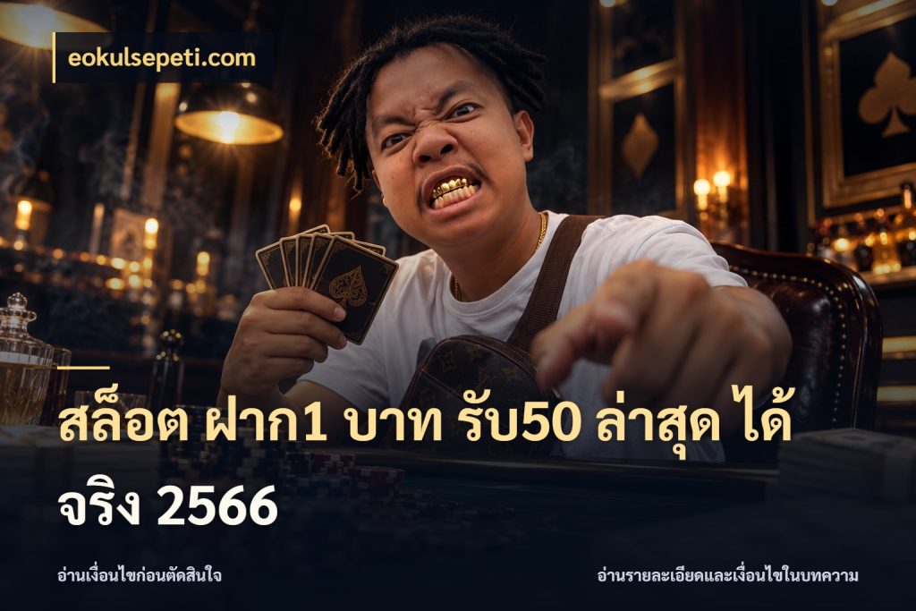 สล็อต ฝาก1 บาท รับ50 ล่าสุด ได้ จริง 2566 สนุกกับตัวเลือกโปรในสไตล์ของคุณ สไตล์ eokulsepeti.com