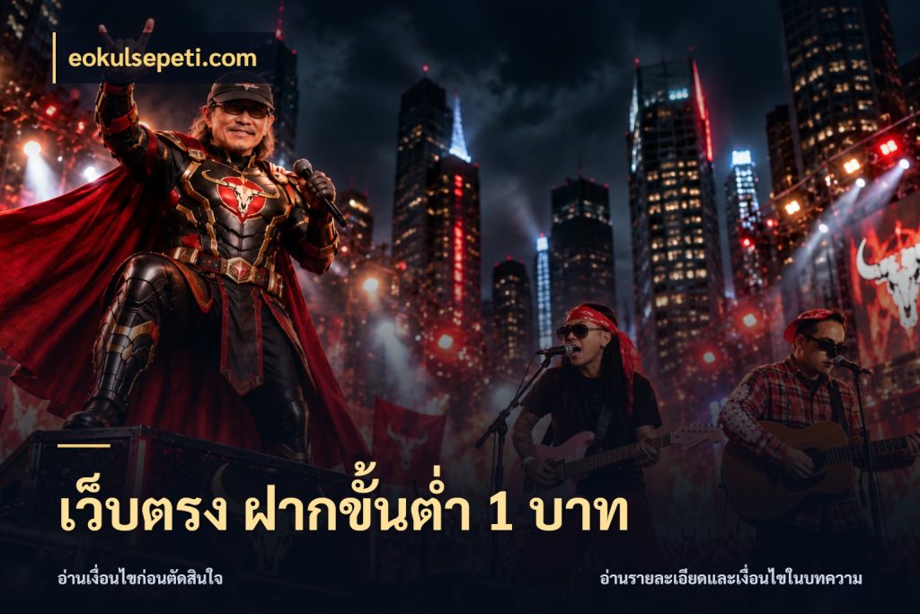 เว็บตรง ฝากขั้นต่ำ 1 บาท เลือกสไตล์จากยอดและรูปแบบที่ตรงใจ กับ eokulsepeti.com