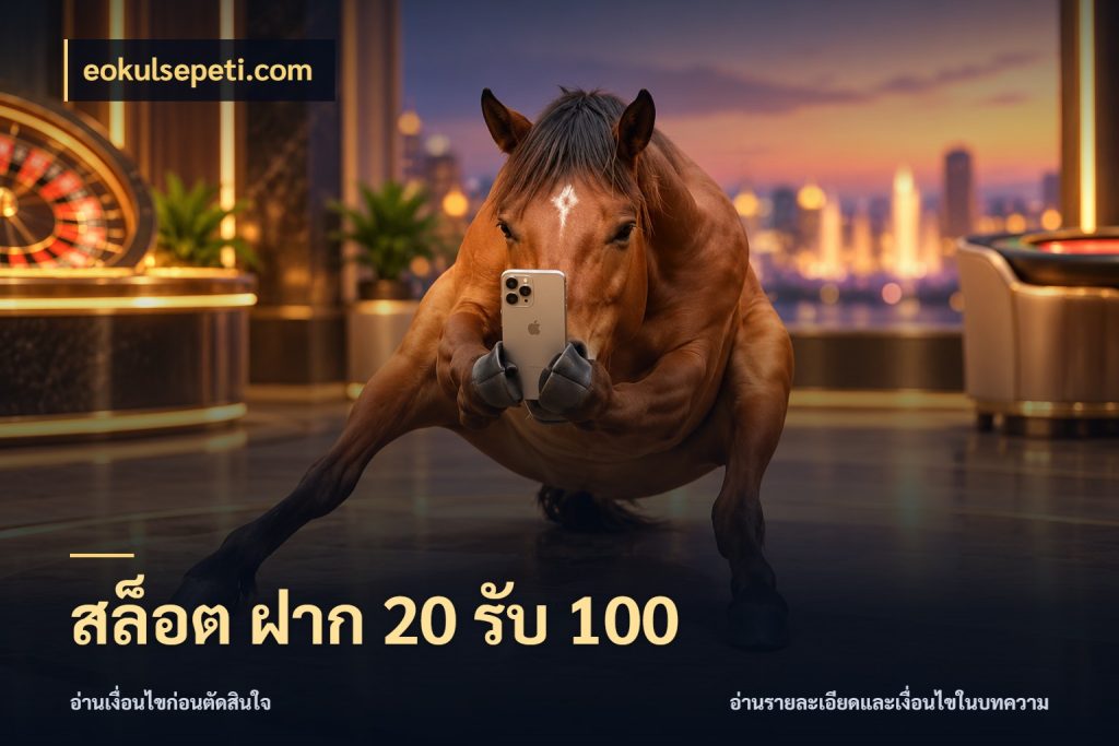 สล็อต ฝาก 20 รับ 100 สีสันของโปรฝากและยอดรับ ในมุม eokulsepeti.com