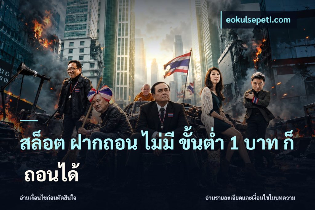 สล็อต ฝากถอน ไม่มี ขั้นต่ำ 1 บาท ก็ ถอนได้