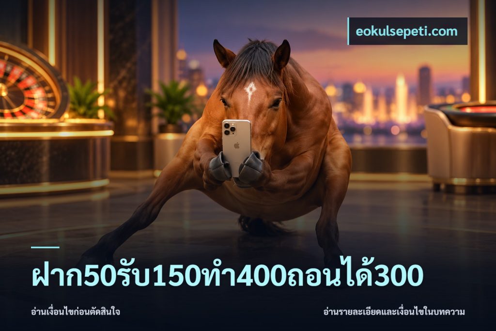 ฝาก50รับ150ทํา400ถอนได้300