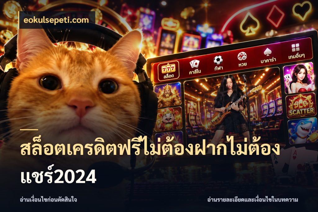 สล็อตเครดิตฟรีไม่ต้องฝากไม่ต้องแชร์2024 เลือกสไตล์ความสนุกจากรูปแบบเครดิต กับ eokulsepeti.com