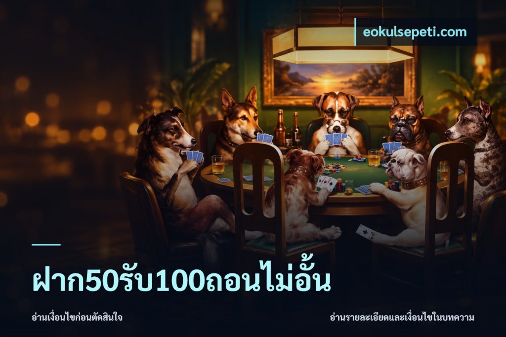 ฝาก50รับ100ถอนไม่อั้น