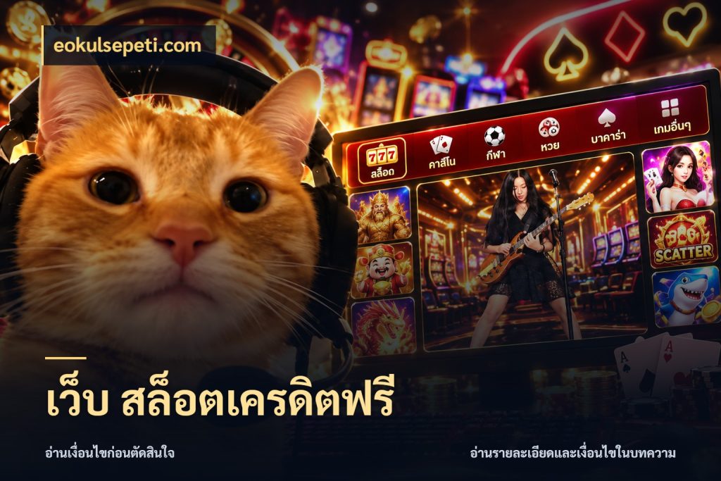 เว็บ สล็อตเครดิตฟรี รู้จักยอดและขอบเขตของเครดิตฟรี สไตล์ eokulsepeti.com