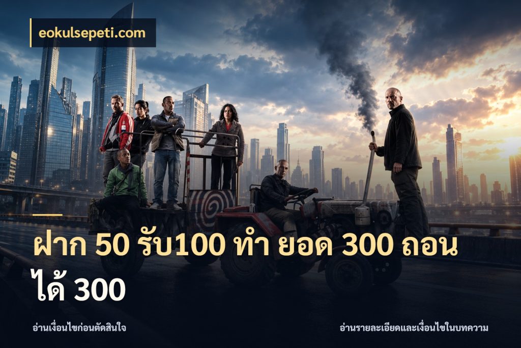 ฝาก 50 รับ100 ทํา ยอด 300 ถอนได้ 300 eokulsepeti.com ยอดฝากและยอดรับในมุมของคนชอบลุ้น