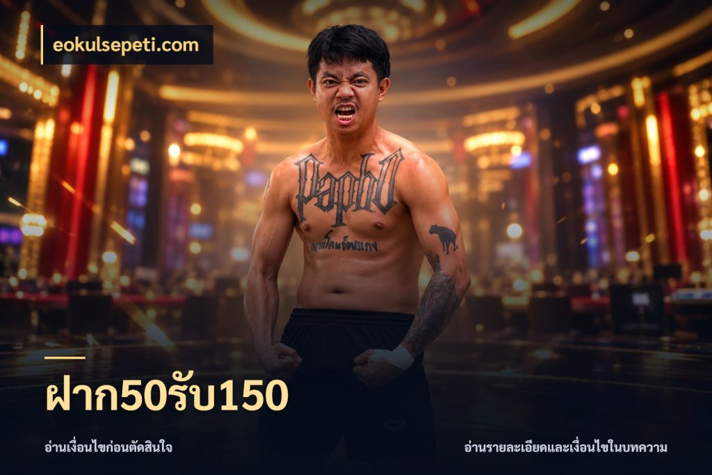 ฝาก50รับ150 ยอดฝากและยอดรับในมุมของคนชอบลุ้น สไตล์ eokulsepeti.com