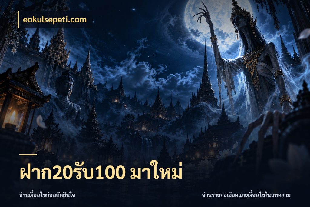 ฝาก20รับ100 มาใหม่ โปรยอดรับที่สายเกมสนใจ กับ eokulsepeti.com