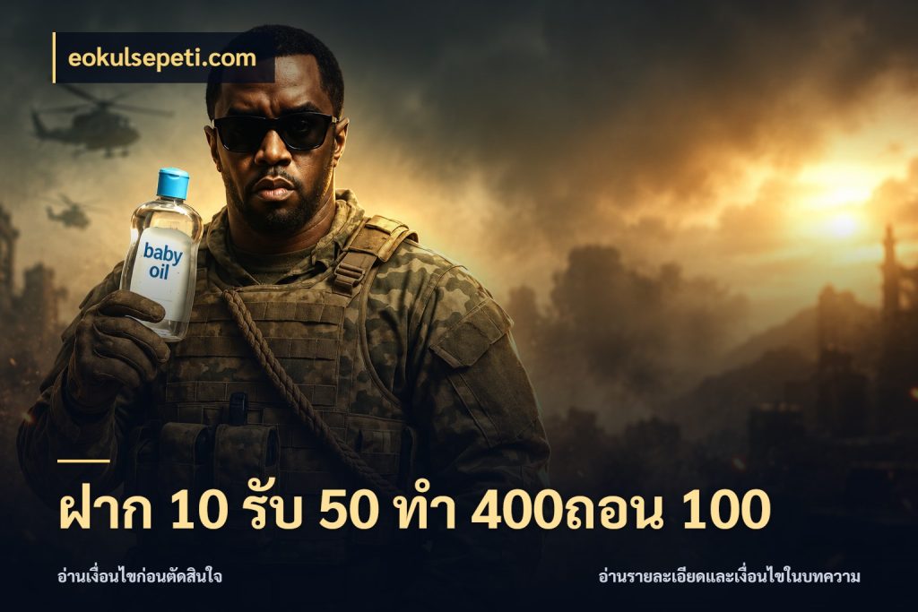 ฝาก 10 รับ 50 ทํา 400ถอน 100 eokulsepeti.com สีสันของโปรฝากและยอดรับ